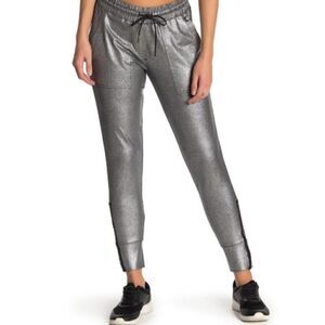 Gottex silver metalic joggers XS